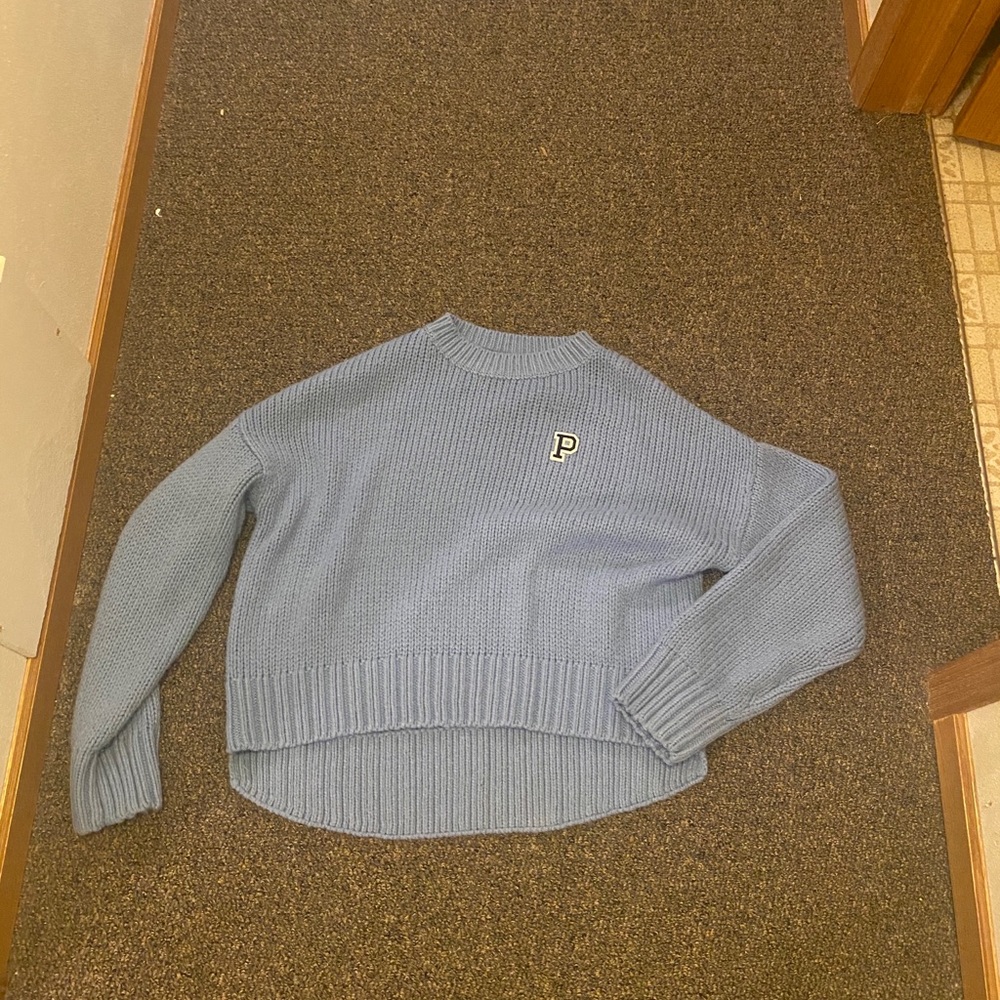 VS Pink blue knit sweater💙